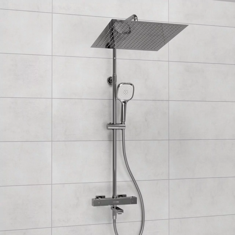 Душевая стойка WasserKraft A199.119.065.087.CH Thermo хром