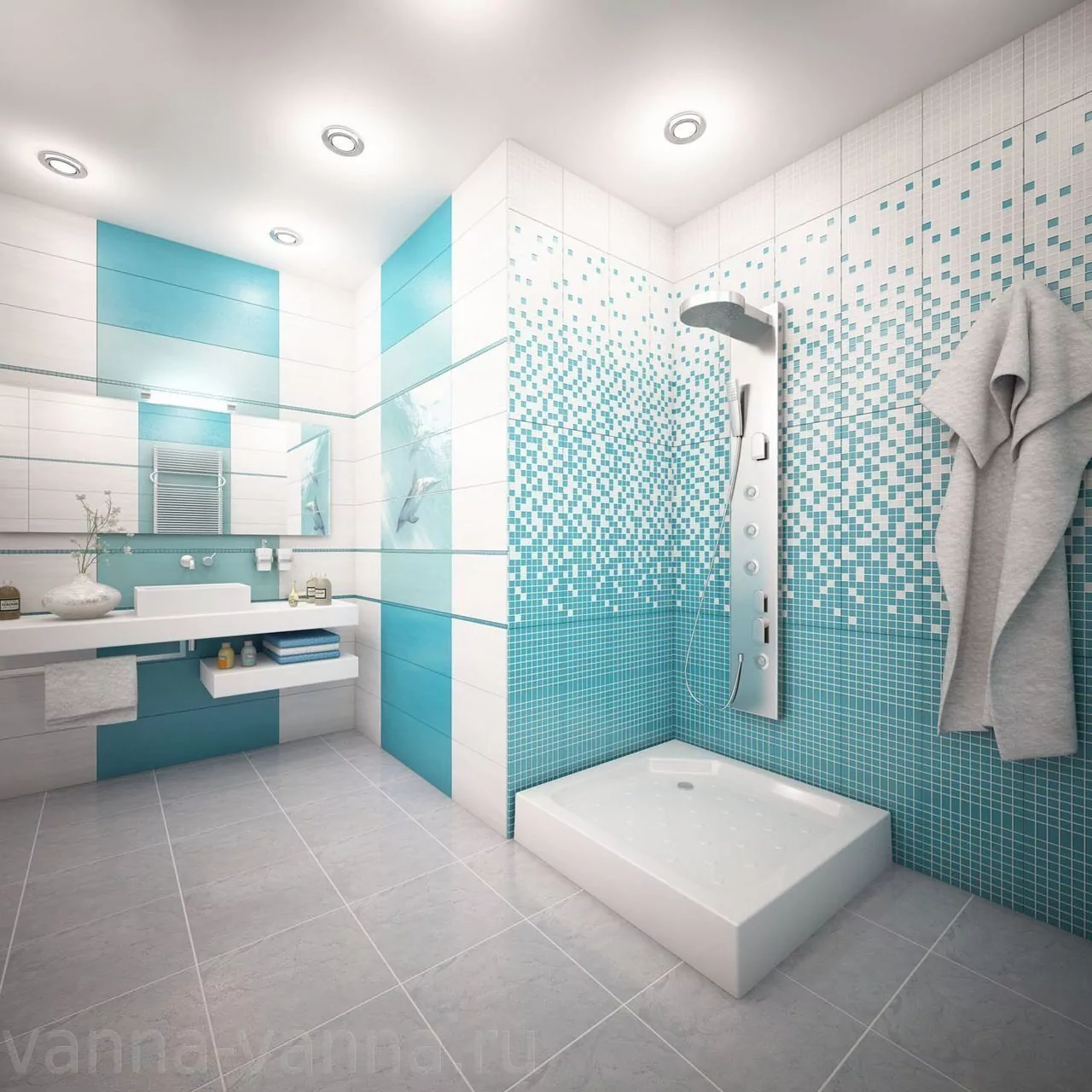 Поддон для душа Метакам Universal N 90х90 квадратный, акриловый, белый Поддон для душа Метакам Universal N 90х90 квадратный, акриловый, белый