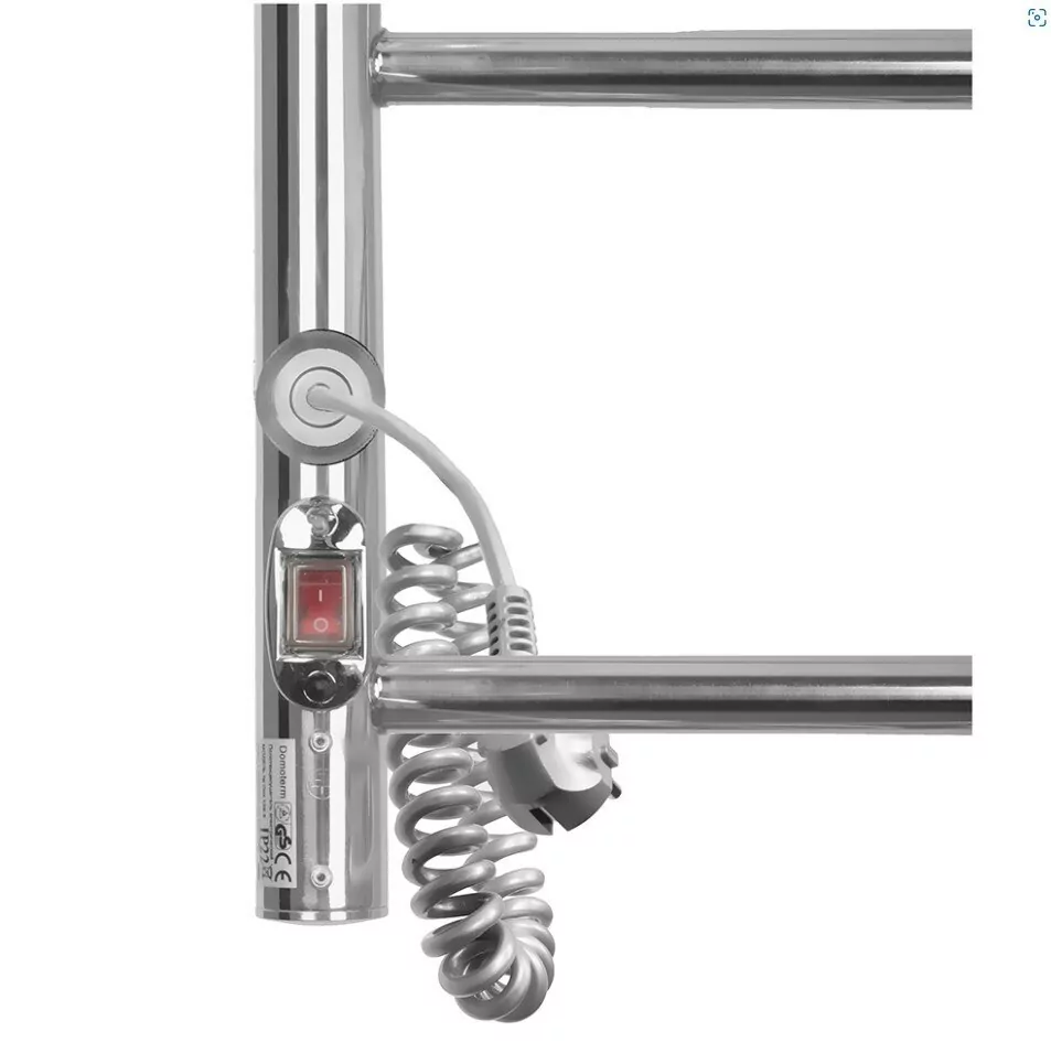 Полотенцесушитель электрический Domoterm Аврора 109-5 53х71 BOX EK R правый, хром