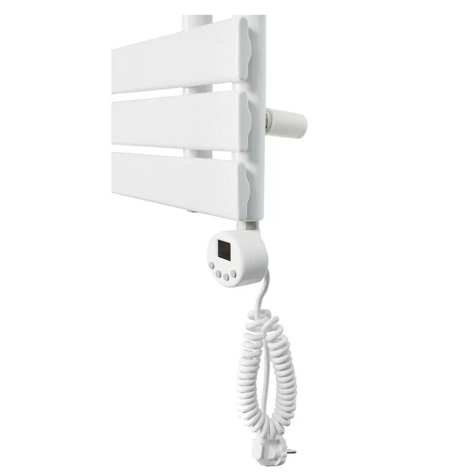 Полотенцесушитель электрический Domoterm Вита П12 500х952 ER правый, белый матовый