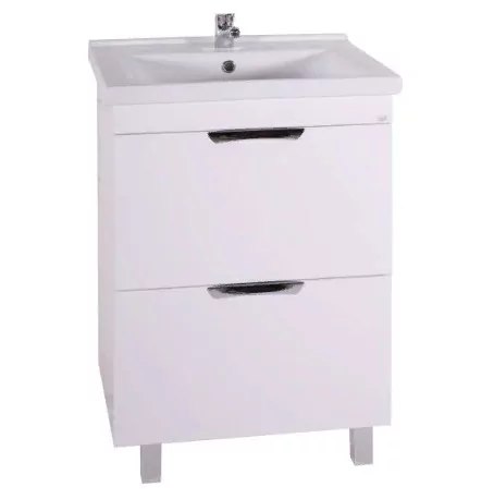 Мебель для ванной Асб-мебель Миранда 60 комплект, напольный, белый