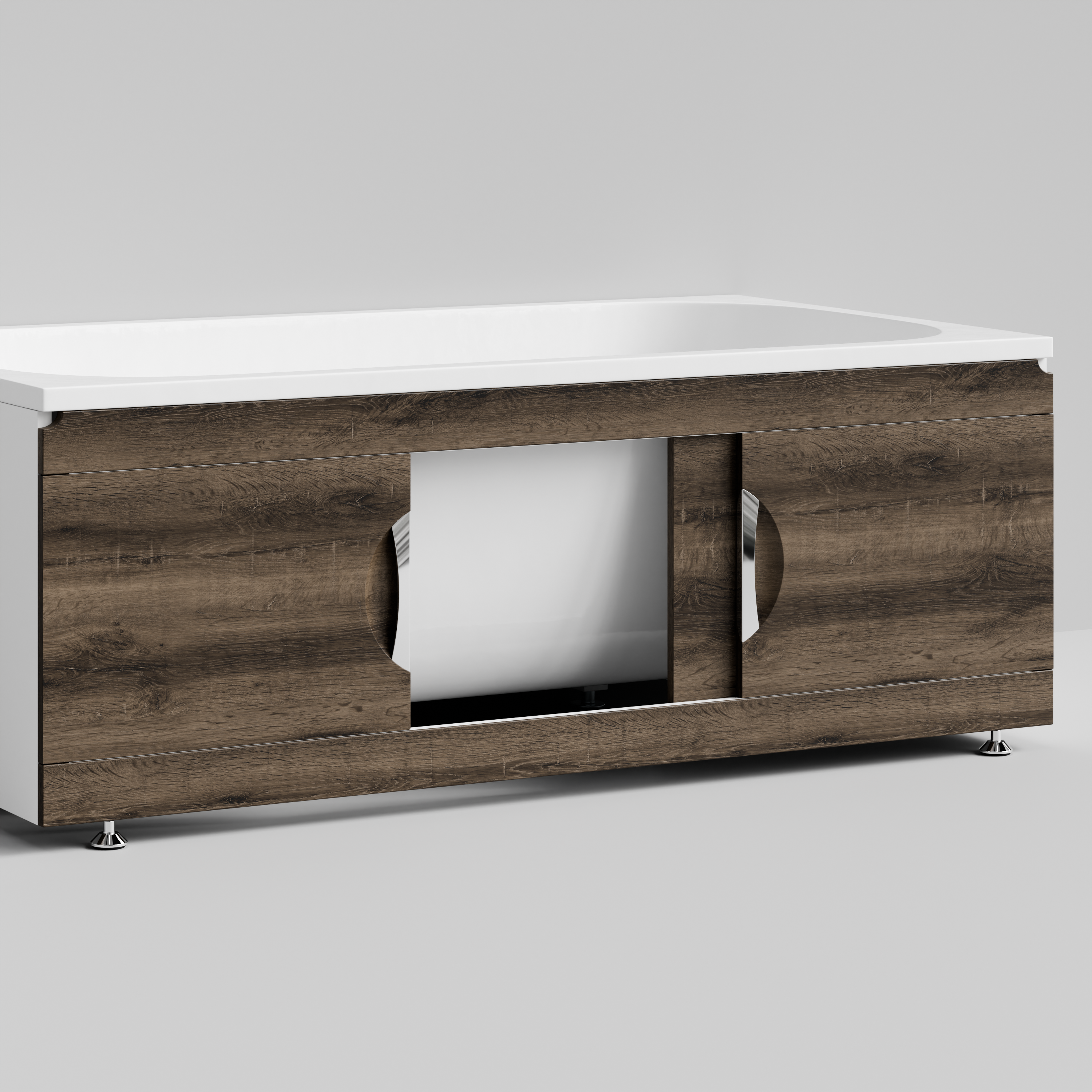 Экран под ванну Vod-ok Топ 150 раздвижной Дуб крымский коричневый