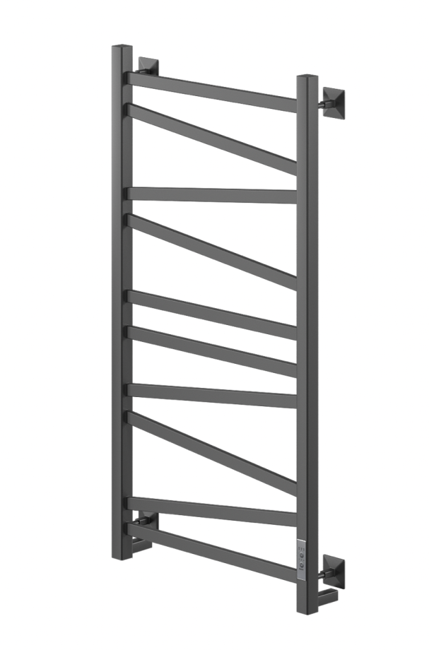 Полотенцесушитель электрический Veconi Barro-C B10050B-C 500х1000, черный