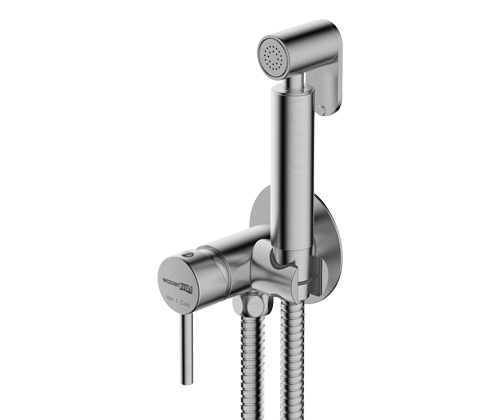 Смеситель с гигиеническим душем WasserKraft A70338 никель