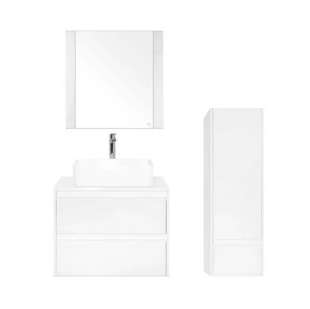 Мебель для ванной Style Line Монако 70 Plus комплект, подвесной, осина бел/бел лакобель