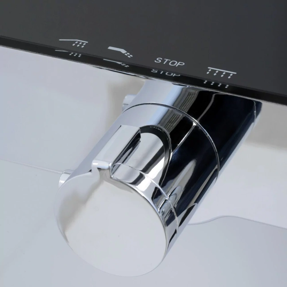 Душевая стойка WasserKraft Abens A11401 Thermo черный Soft-touch от магазина Vanna-Vanna.ru!