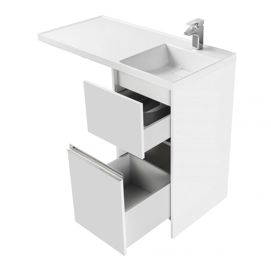 Тумба под раковину AQUATON Лондри 40, белый