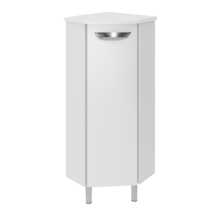 Тумба-комод Runo 30 R, угловая, белый
