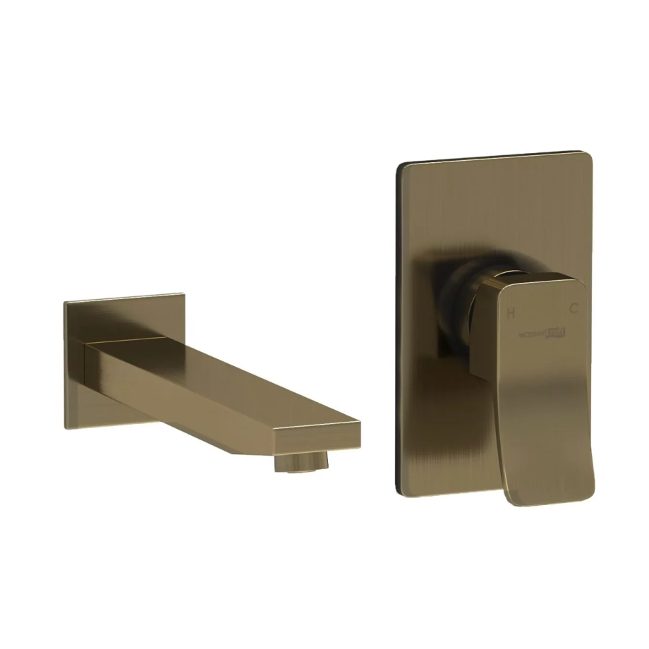 Смеситель для раковины WasserKraft Exter A16573 светлая бронза