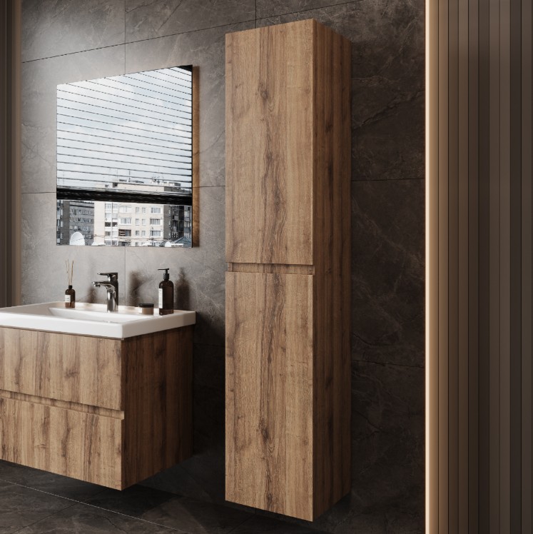 Пенал Onika Дарон 30 L/R подвесной, дуб крафт золотой, универсальный