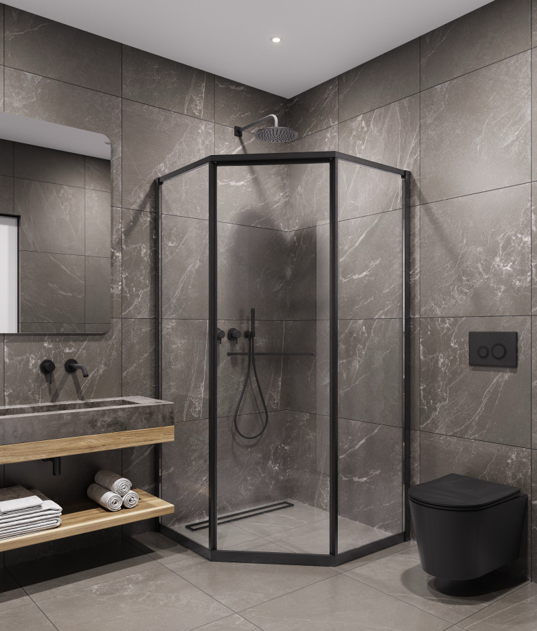 Душевой угол Timo TTSS-100/03C-8L, 1000*1000*2000, профиль черный, стекло прозрачное 8 мм Душевой угол Timo TTSS-100/03C-8L, 1000*1000*2000, профиль черный, стекло прозрачное 8 мм