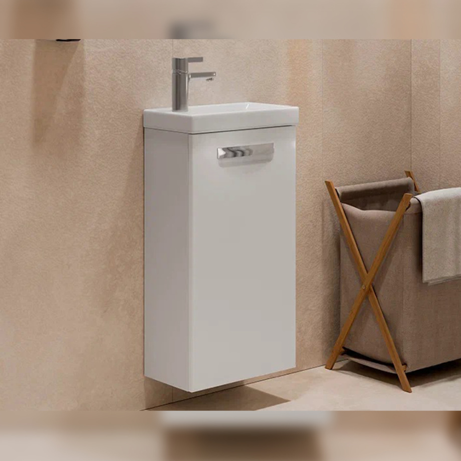 Тумба с раковиной подвесная Velvex Estea tp.EST.MOD.40.1D, 40 см