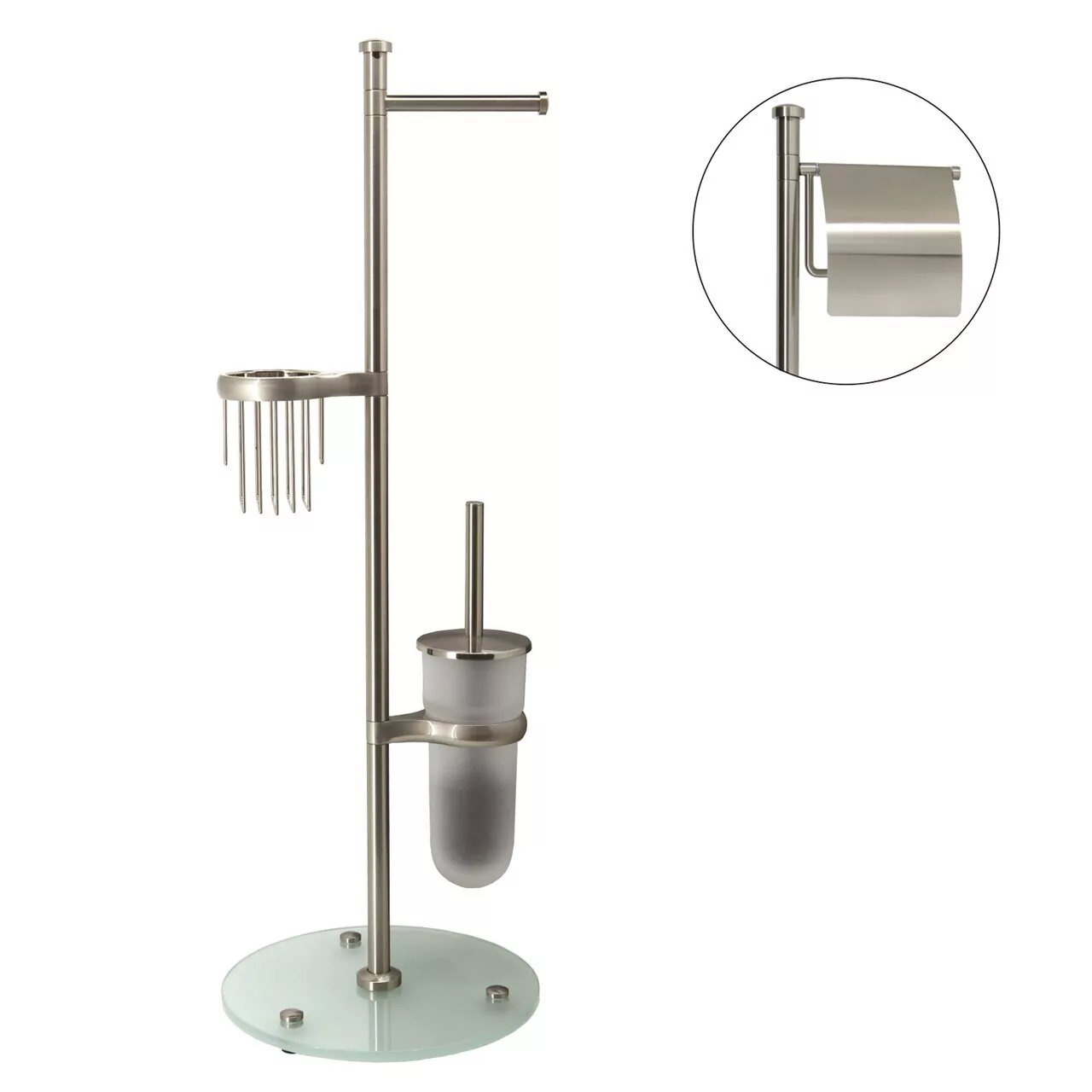 Стойка для туалета WasserKraft K-1236 хром