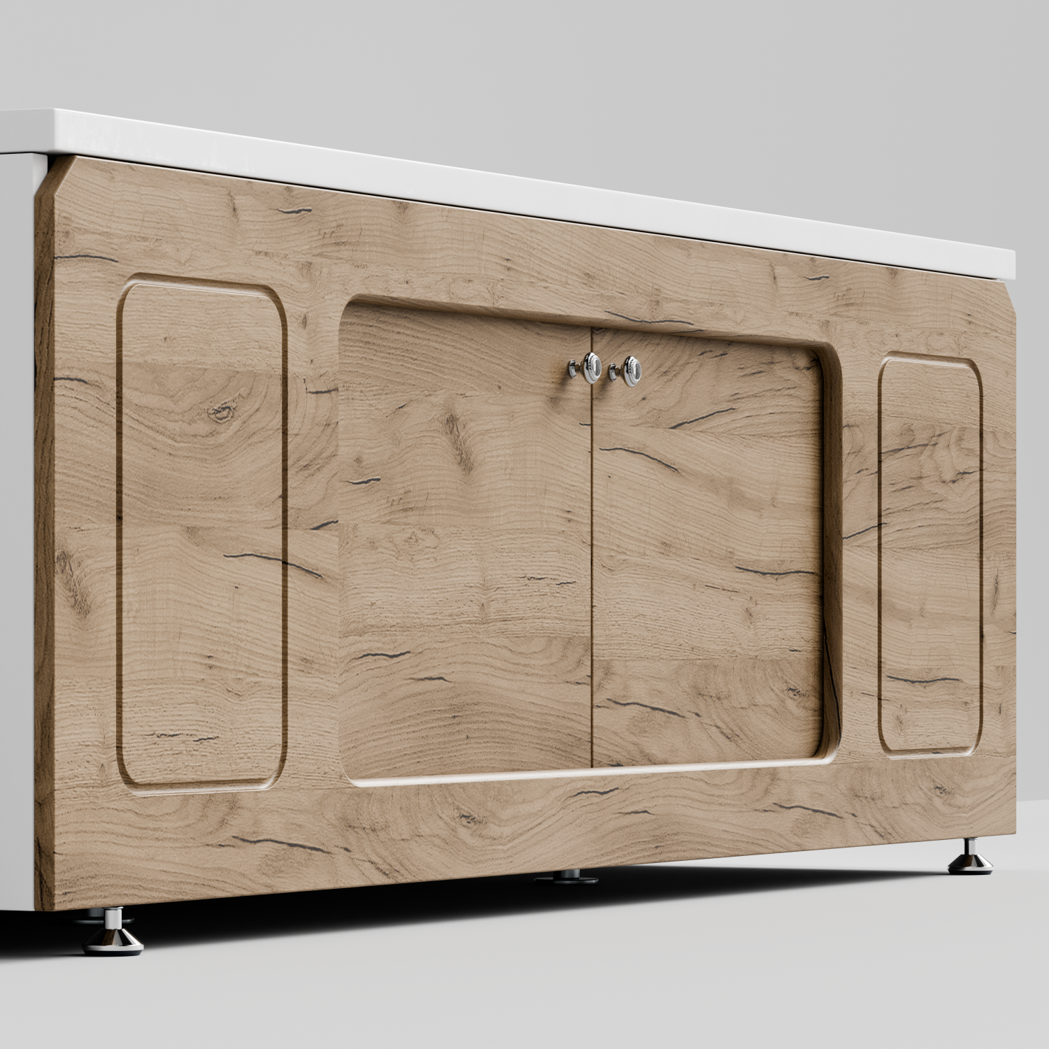 Экран под ванну Vod-ok Лидер 170 раздвижной Дуб Тортуга