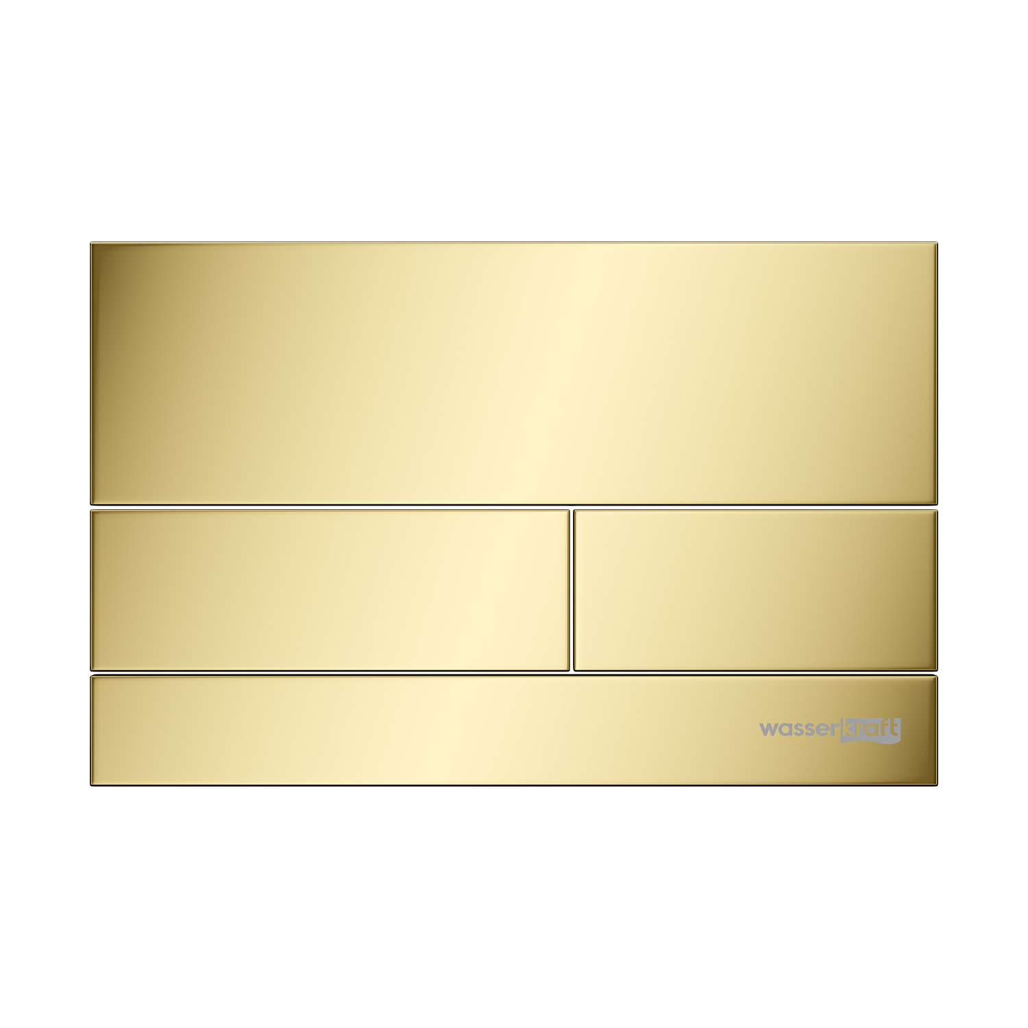 Смывной бачок WasserKraft Aller 10TLT.031.ME.PG04 скрытого монтажа, с кнопкой глянцевое золото