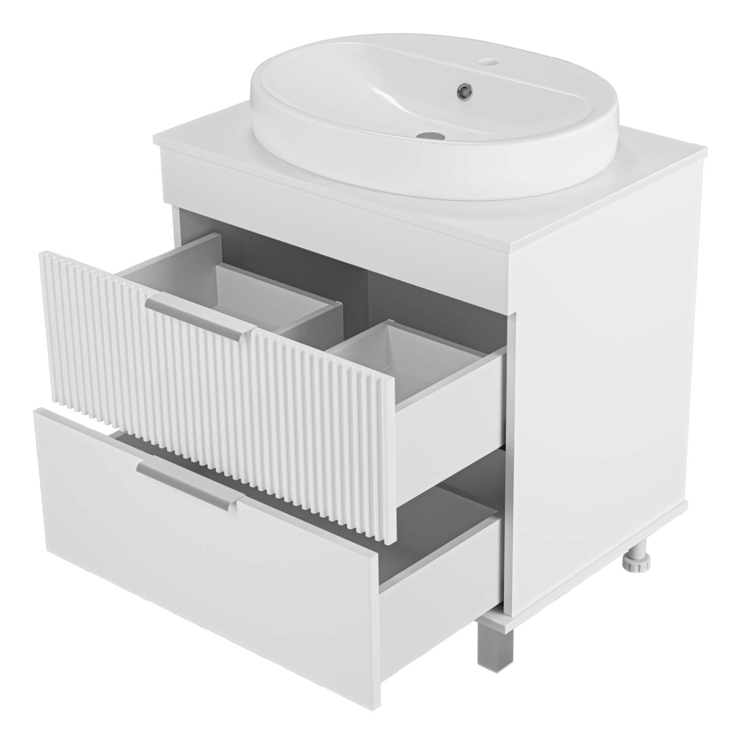 Тумба с раковиной Brevita Enfida 70, белый