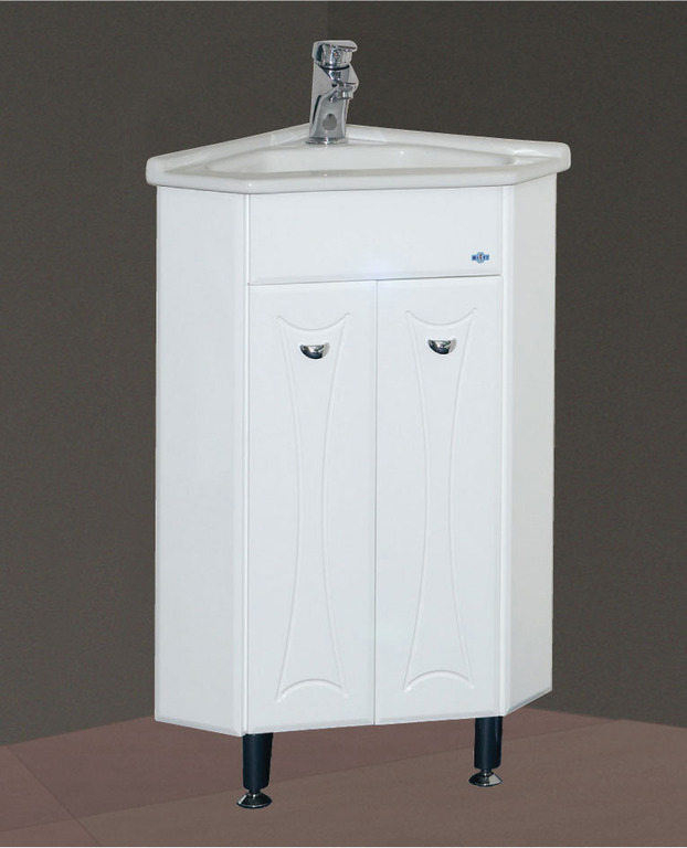 Тумба с раковиной Misty Лотос 40 угловая