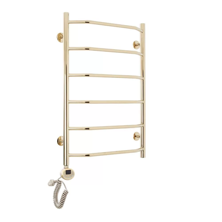 Полотенцесушитель электрический Domoterm Лаура П6 500х800 EL левый, золото