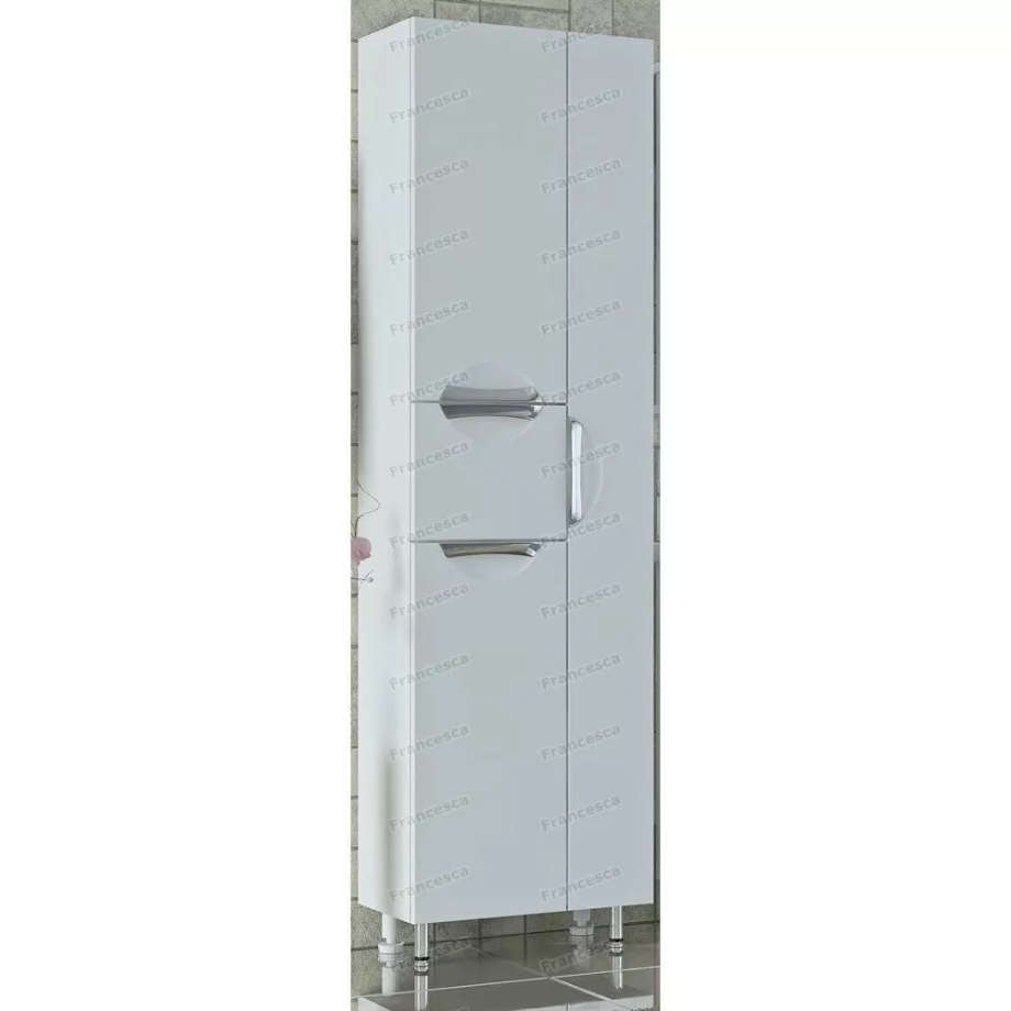 Пенал Francesca Доминго 50 напольный, белый