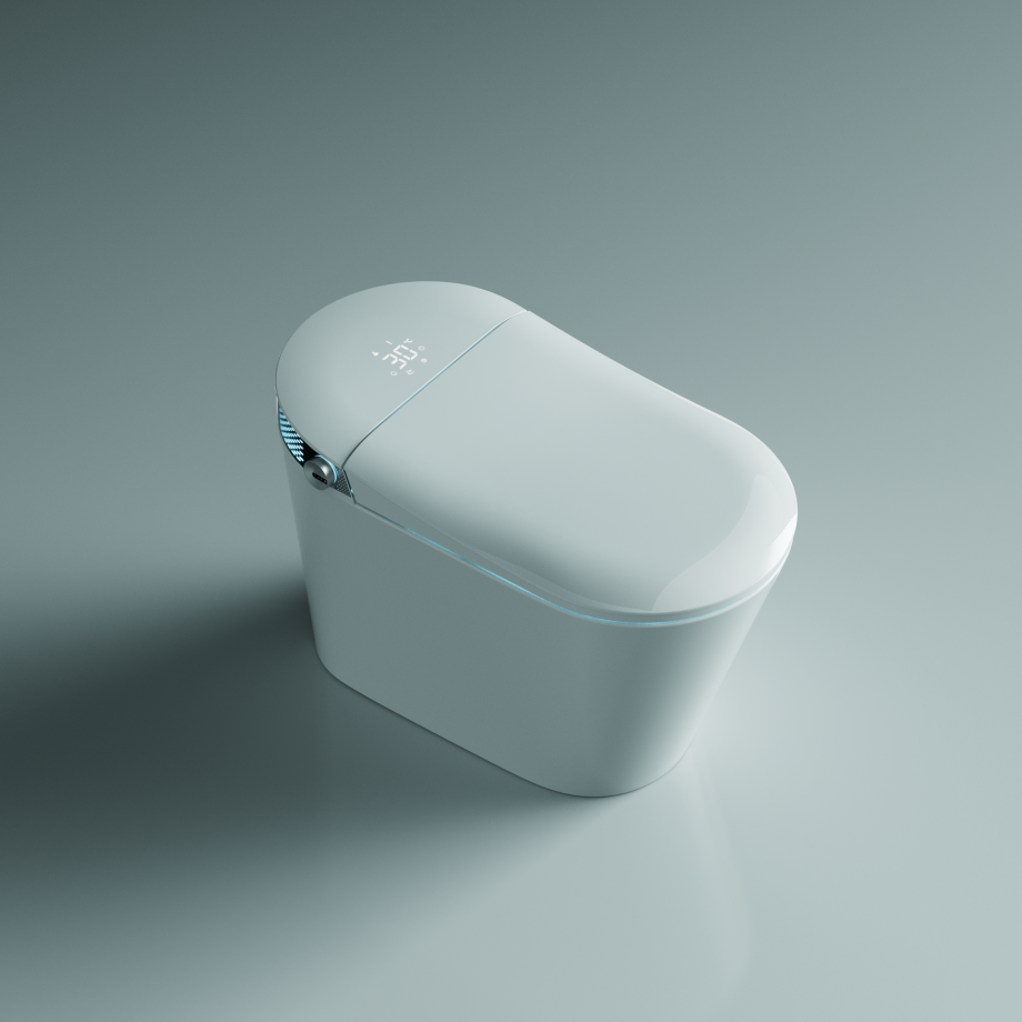 Унитаз Timo TЕ-741 электронный с биде, напольный, приставной, белый