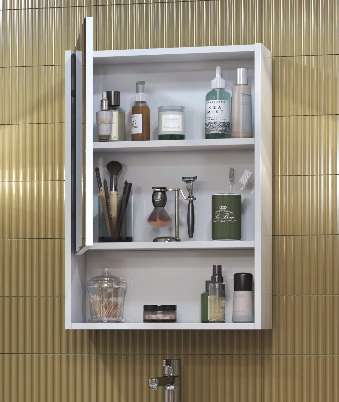 Зеркало-шкаф Vigo Urban 50 белый