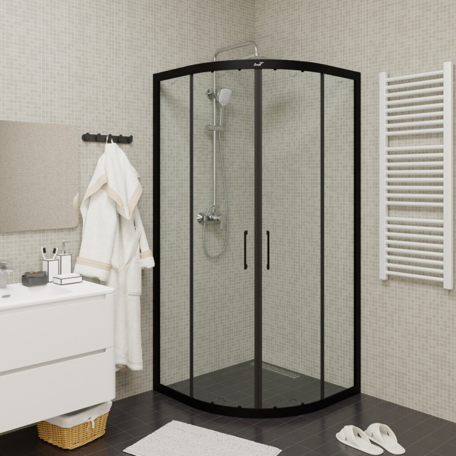 Душевой уголок Cerutti Spa VIVA90B N без поддона (90x90x195)