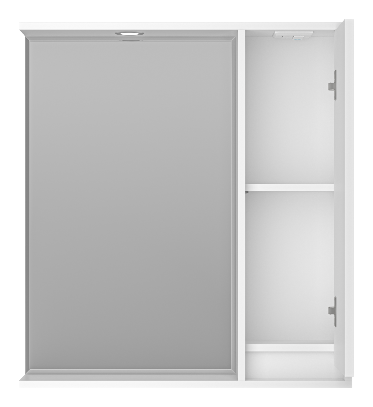 Зеркало-шкаф Brevita Balaton 75 R, белый