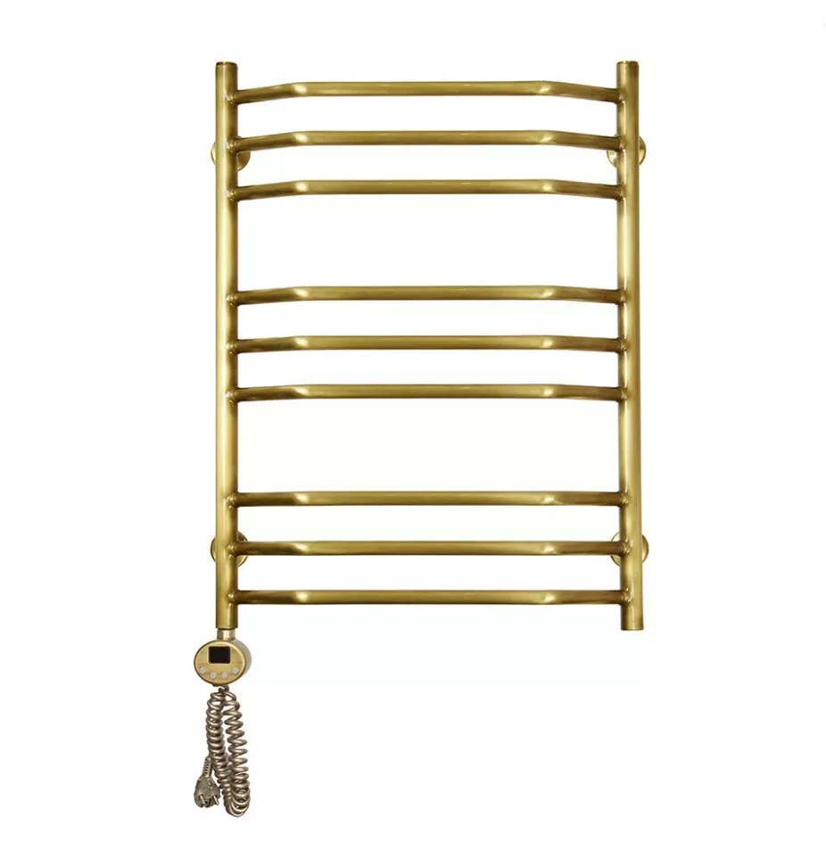 Полотенцесушитель электрический Domoterm Лаура П9 500x700 АБР EL, античная бронза