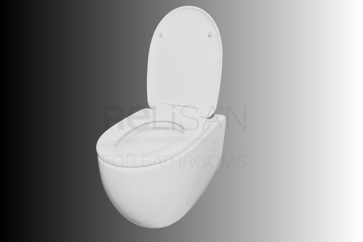 Унитаз подвесной WM 717/смыв  торнадо, белый