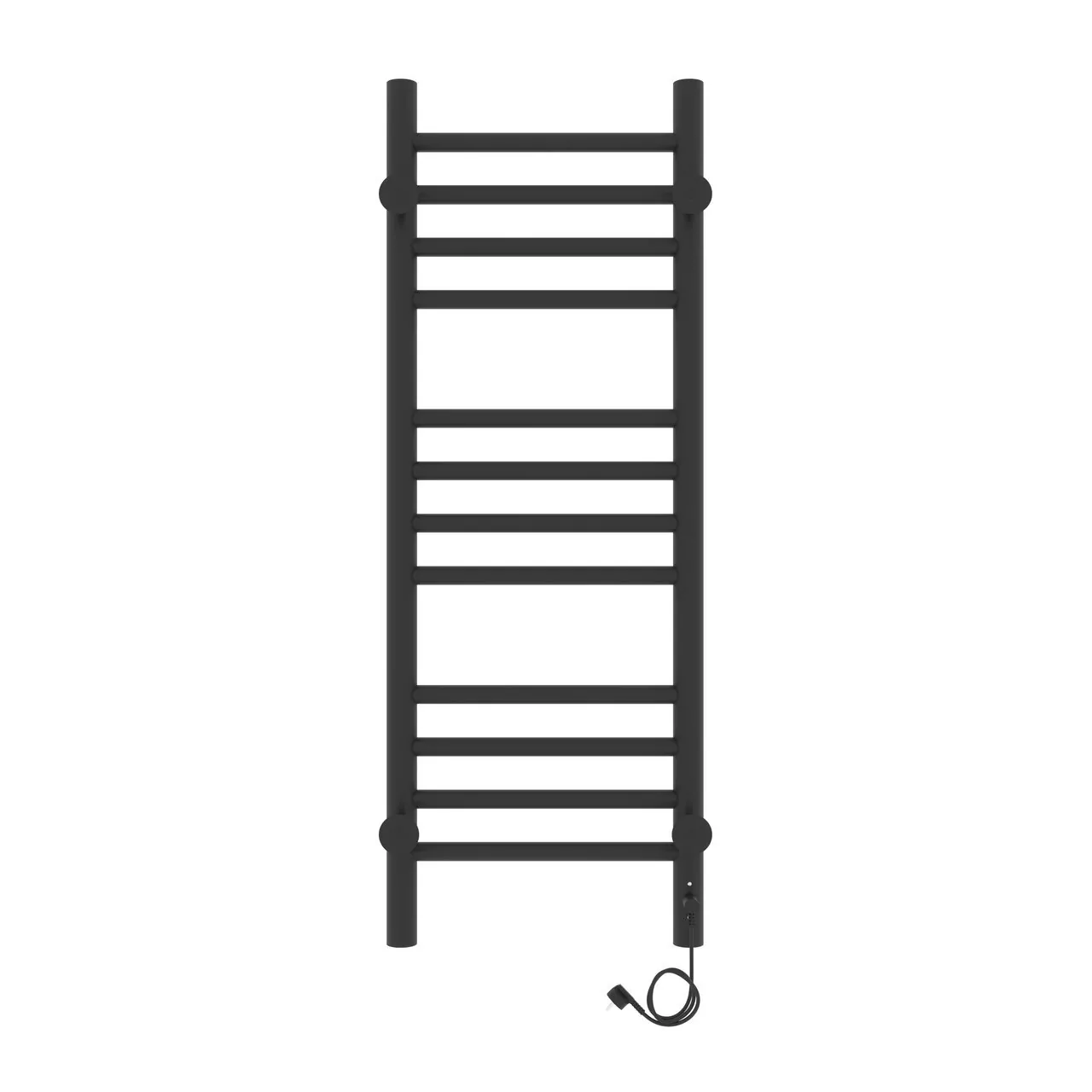 Полотенцесушитель электрический Laris Лаванда ЧКЧ П12 300х900 левый, черный матовый
