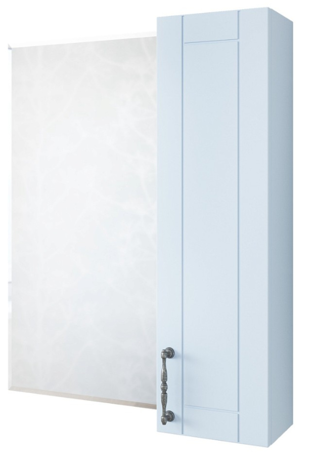 Зеркало с шкафчиком Sanflor Глория 65 R серый