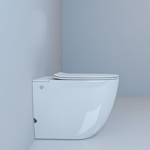 Унитаз Ceruttispa  BARBARIA Pulse CT7264 приставной, импульсный, белый