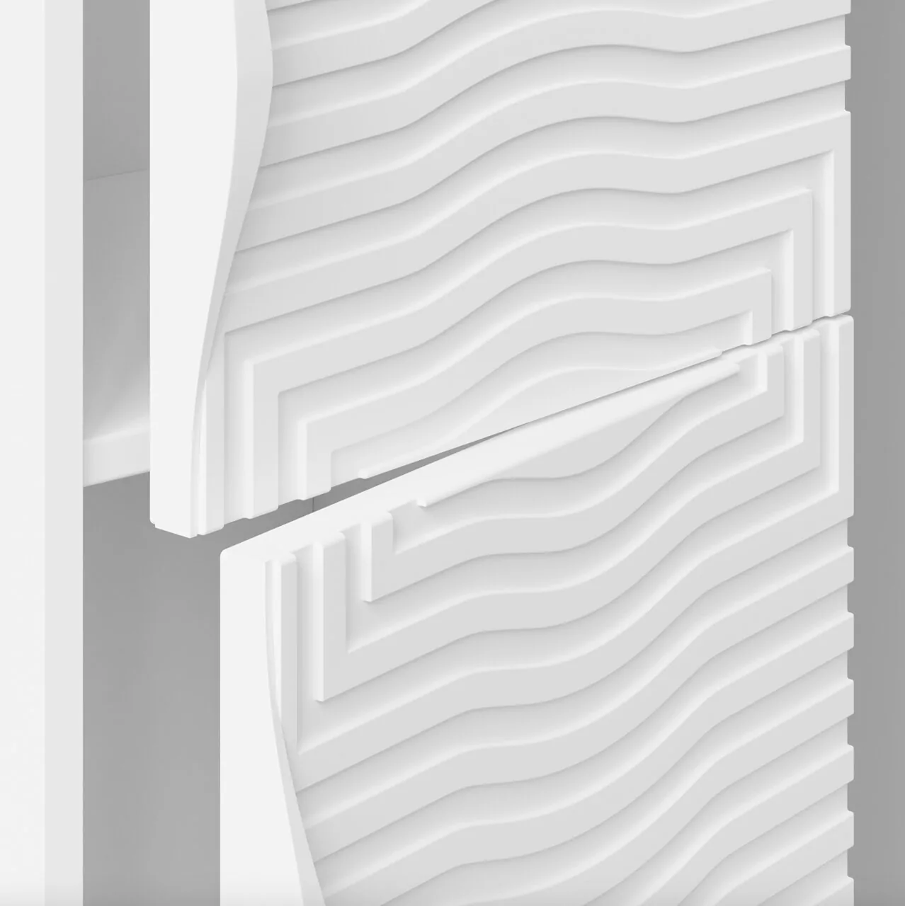 Пенал Vod-ok Elite Эйфория 35 L/R подвесной, F5 волна линии, белый + 7 цветов от магазина Vanna-Vanna.ru!