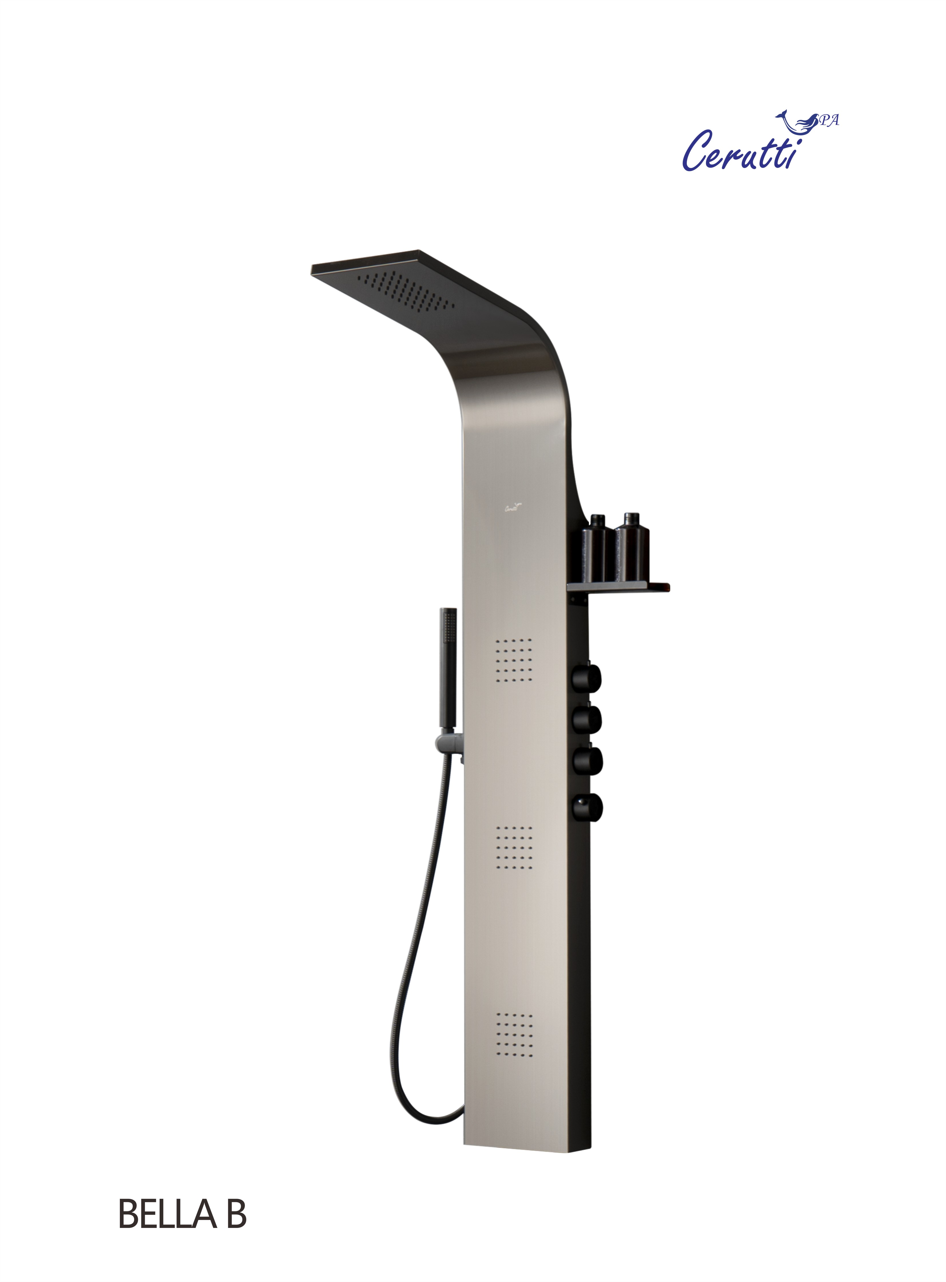Душевая панель Cerutti Spa BELLA B CT9254 черный