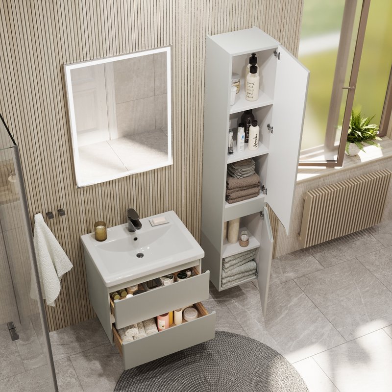 Пенал подвесной SanStar Riana, Grey