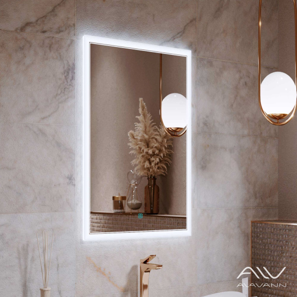 Зеркало Alavann Emma 50 свет, антизапотевание, сенсор