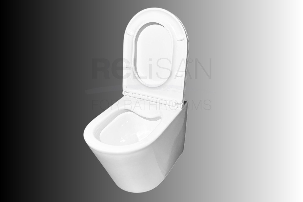 Унитаз подвесной Relisan WM 704, подвесной, белый