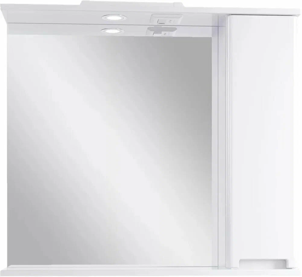 Зеркальный шкаф подвесной SanStar Ориана 80 белый