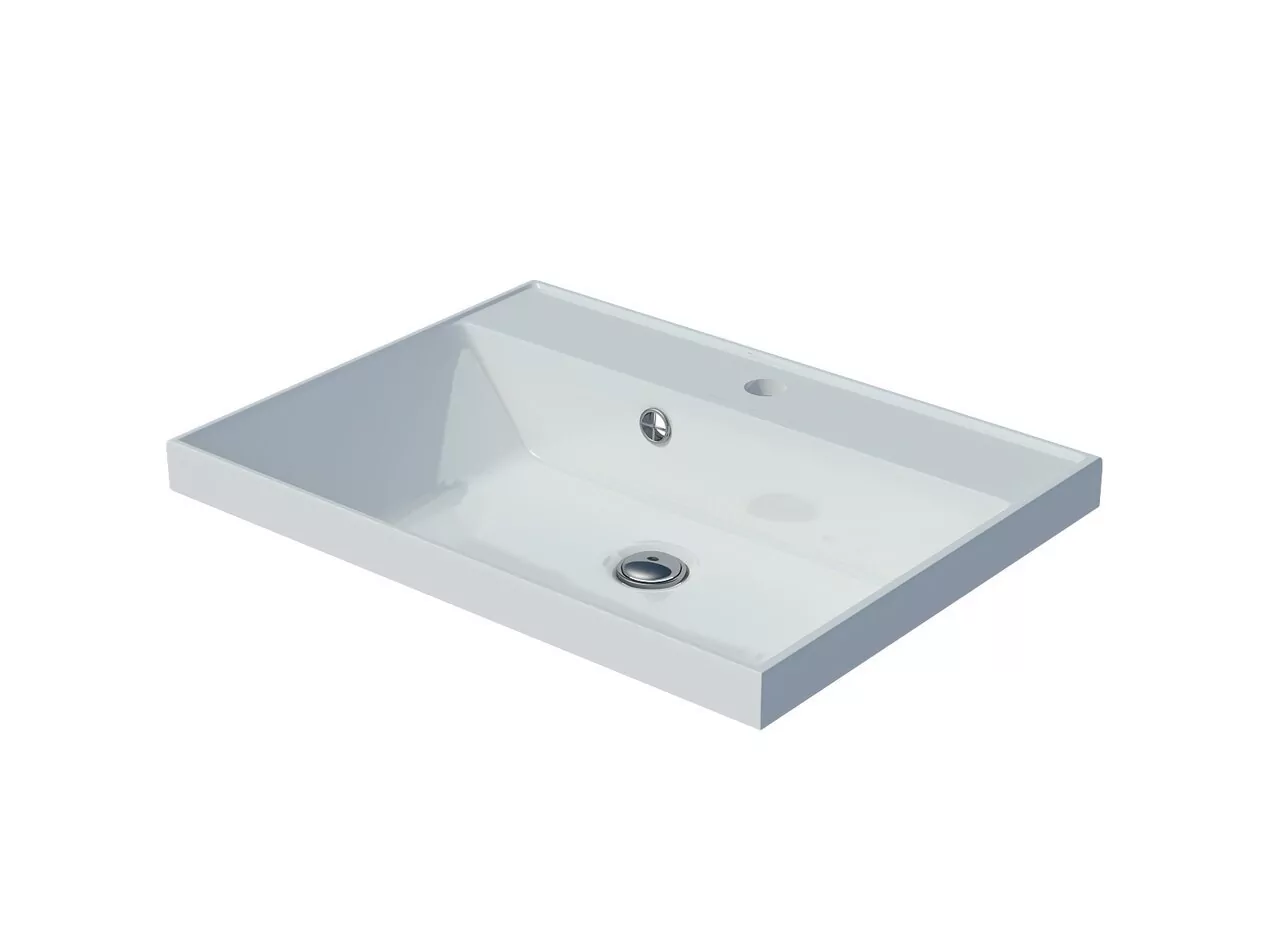 Тумба напольная Stella Polar Кибела 70 с раковиной Classica 70, цемент