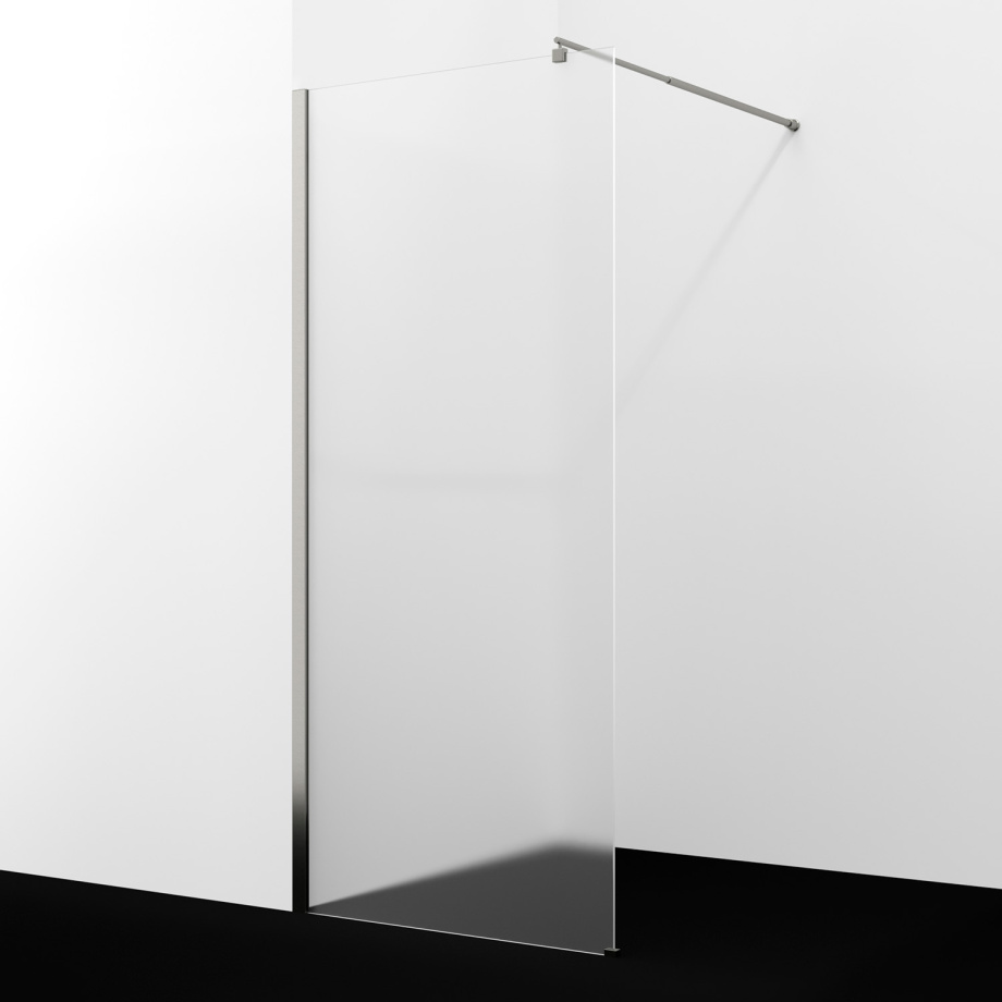 Душевая перегородка Wasserkraft Rur 30W40BN-MG прозрачное стекло, профиль никель