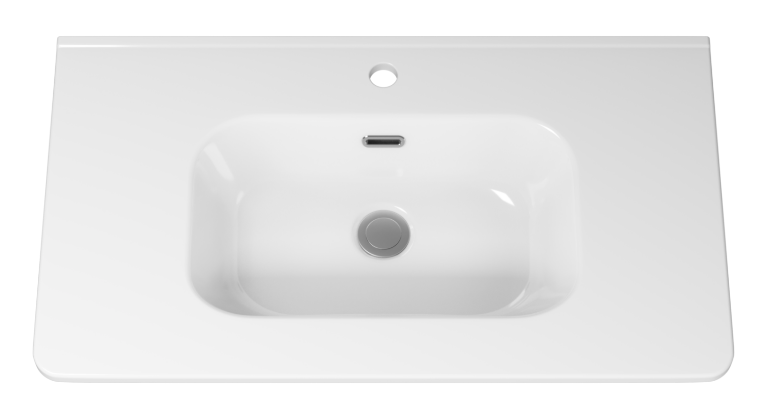 Тумба с раковиной Brevita Risacca Crema 80 напольная, серый