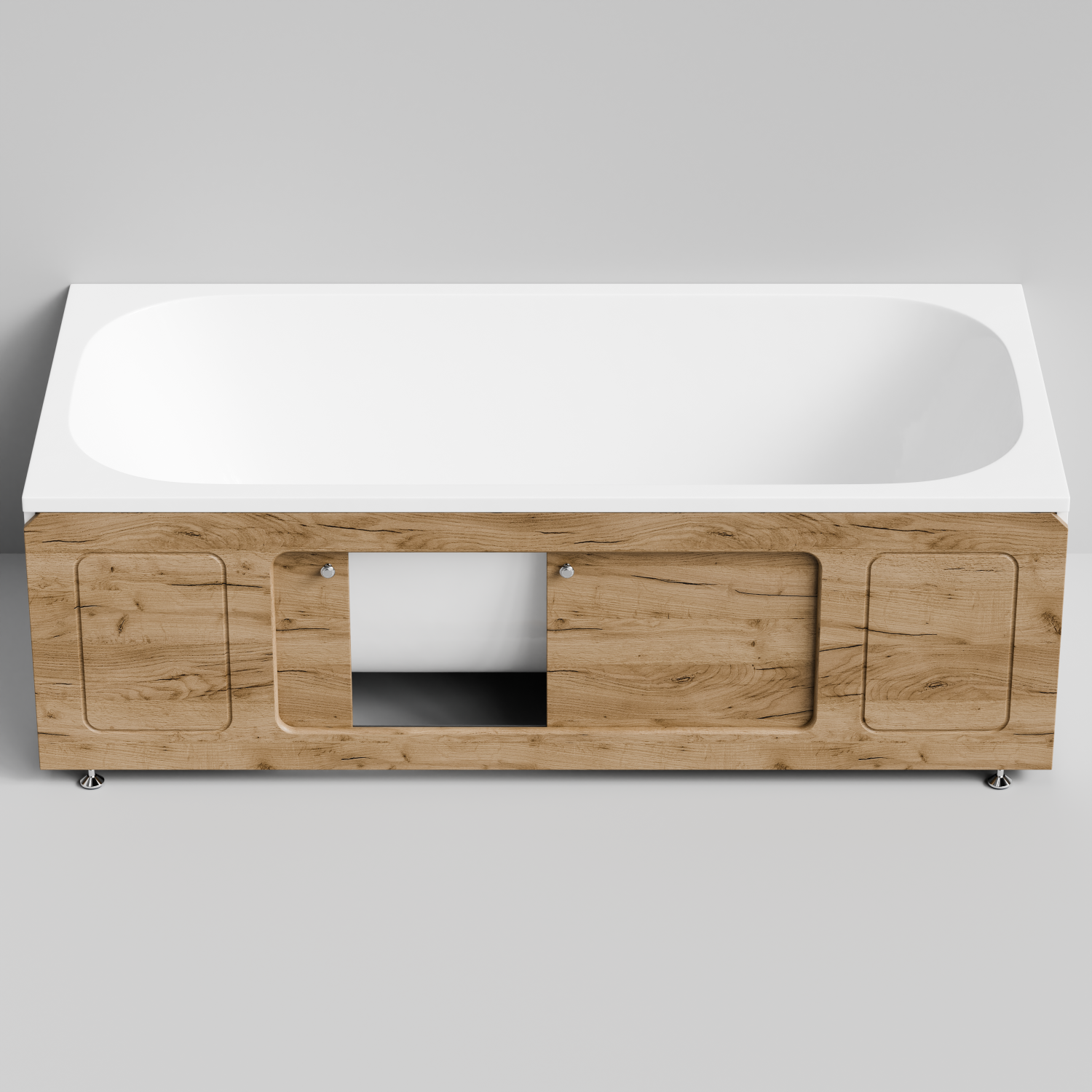 Экран под ванну Vod-ok Лидер 180 раздвижной Дуб Тортуга