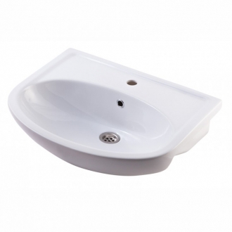 Тумба напольная Runo Уют 60 1 ящик с раковиной Уют 60, белый