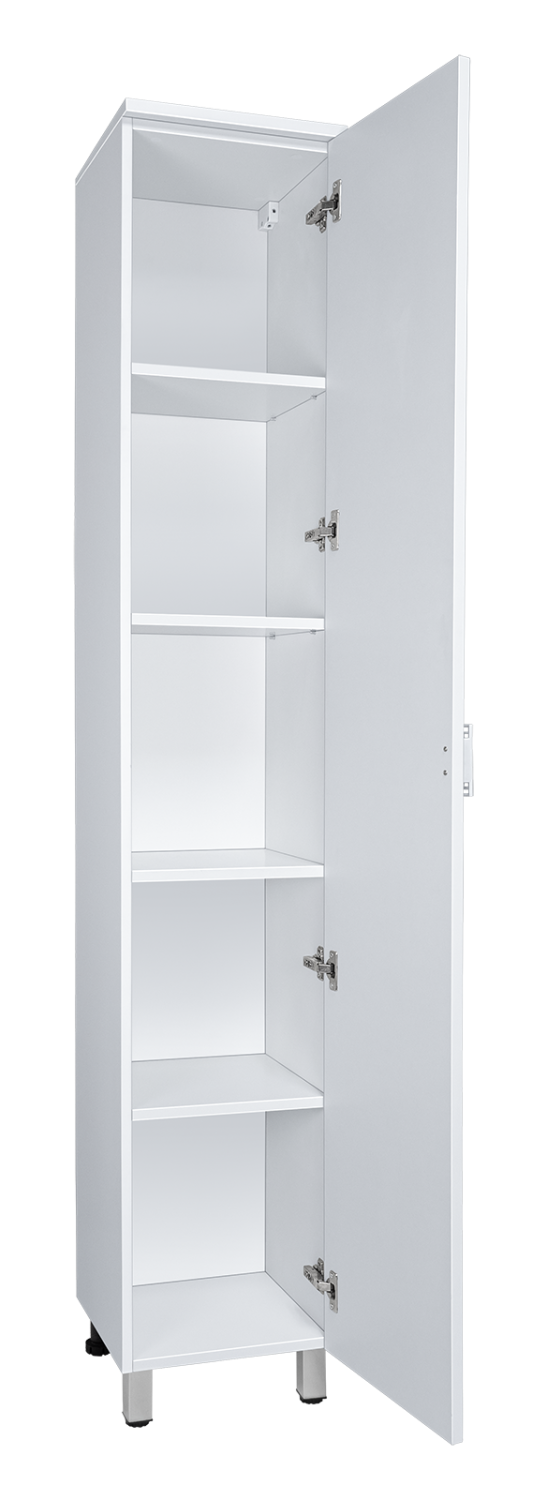 Пенал Misty Дива 35 напольный, R, белый