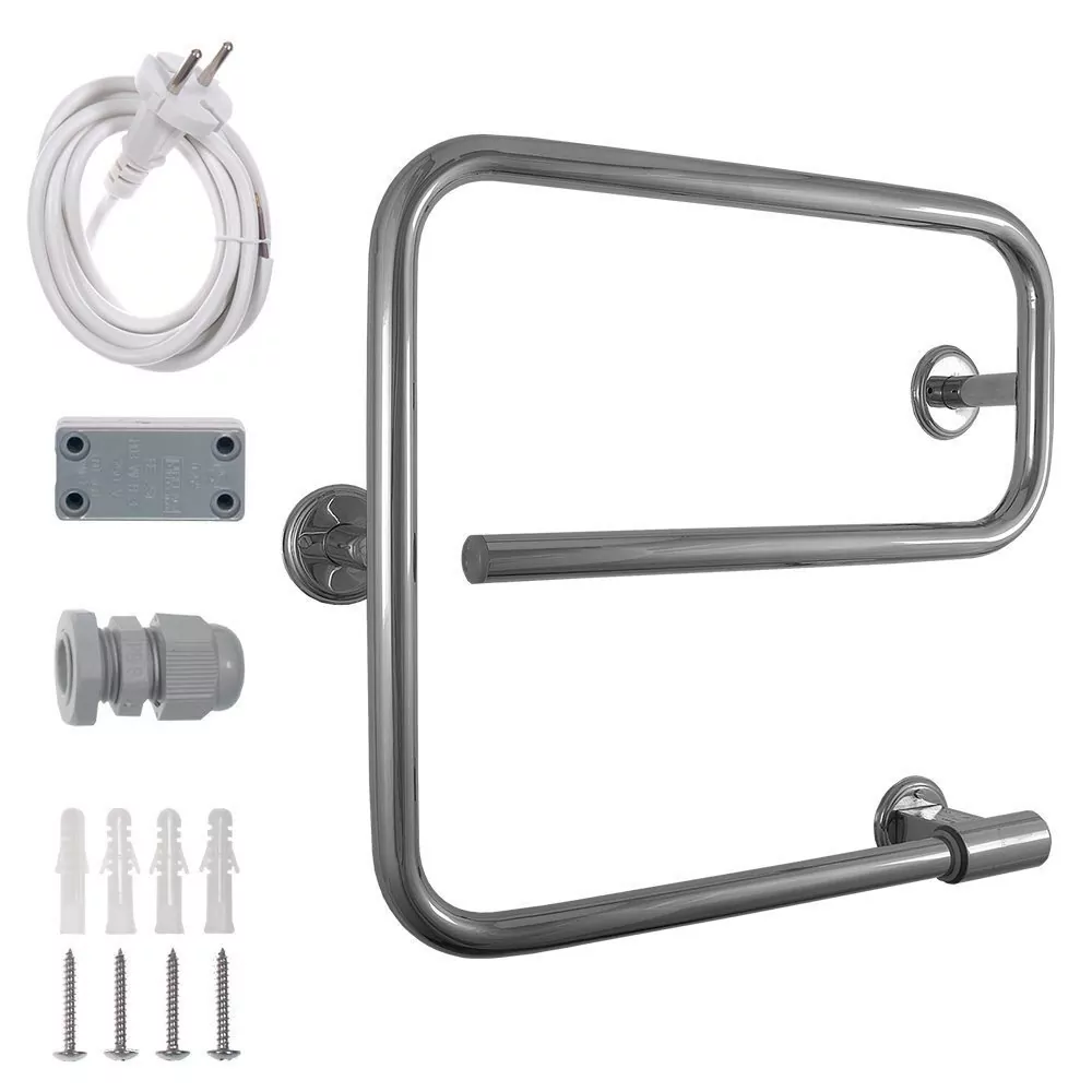 Полотенцесушитель электрический Energy E G1 439х478 хром