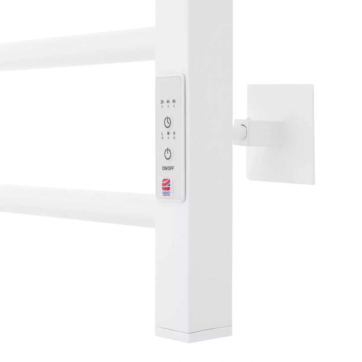 Полотенцесушитель электрический Energy Relo 800x500 с таймером, белый матовый