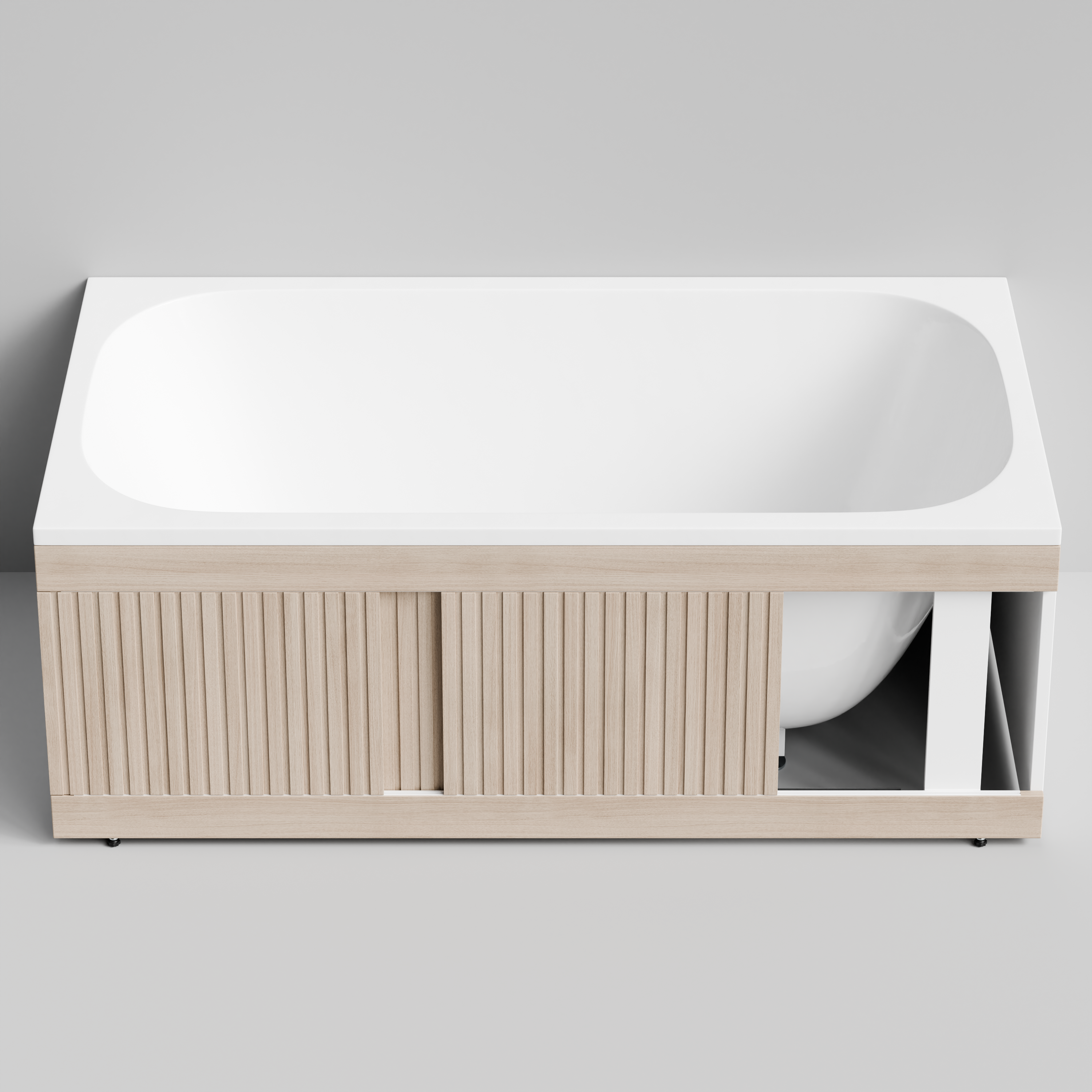 Экран под ванну Vod-ok Тач 150 раздвижной дуб + 15 цветов