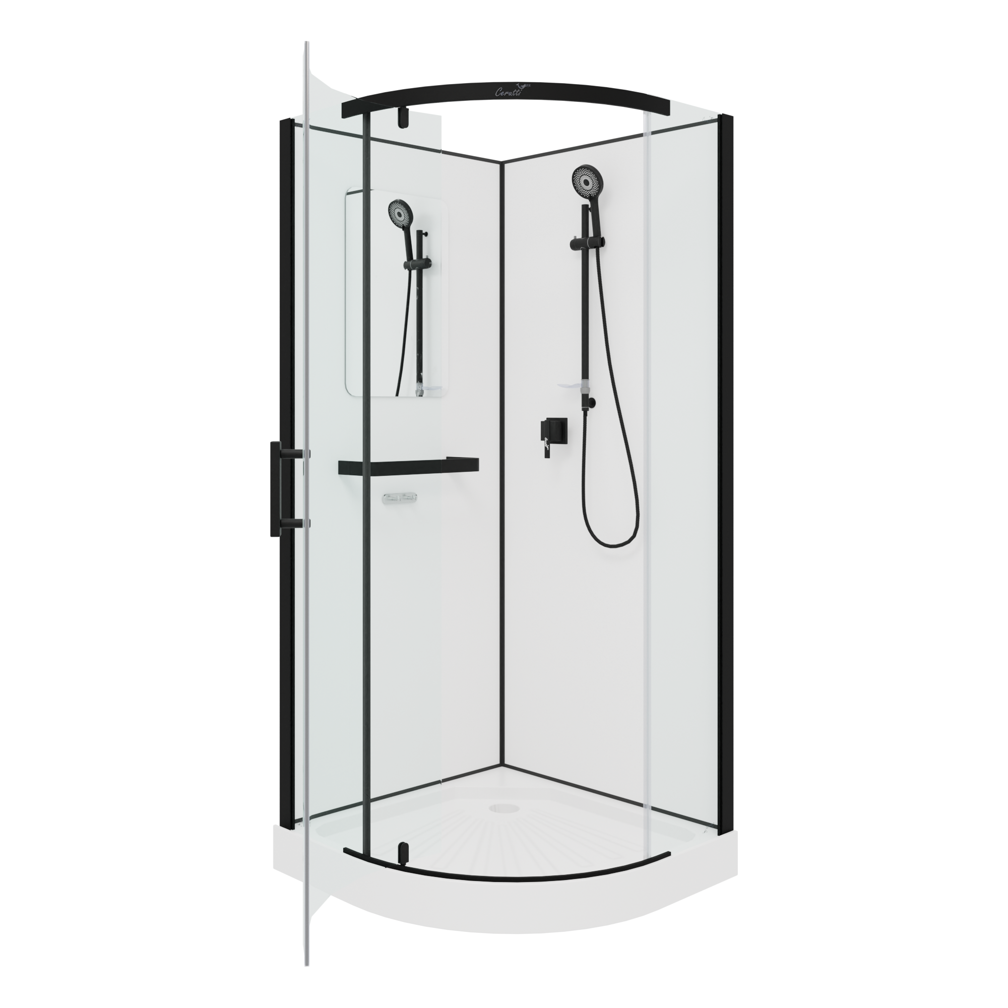 Душевая кабина Cerutti Spa KORRA90B (90x90x205)