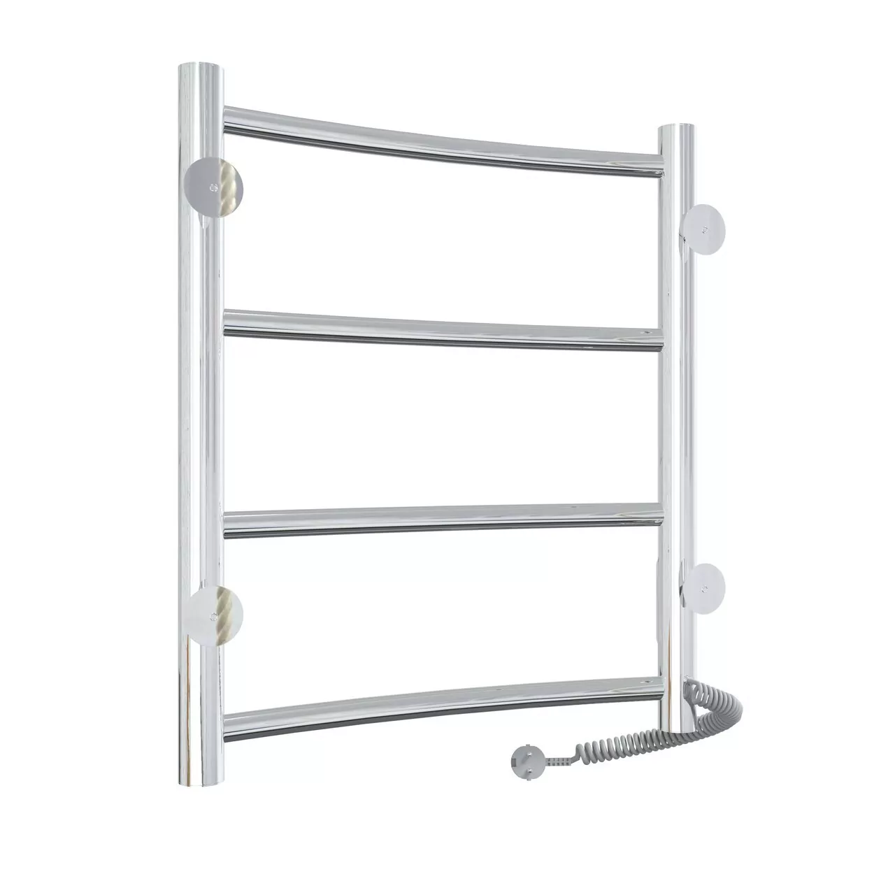 Полотенцесушитель электрический Laris Классик П4 400х500 с терморегулятором, левый, хром