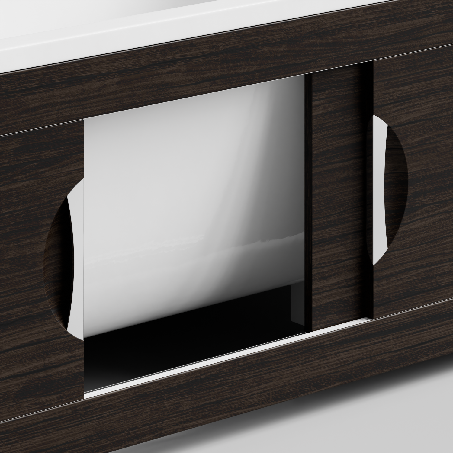 Экран под ванну Vod-ok Топ 150 раздвижной венге